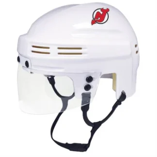 New Jersey Devils White Mini Hockey Helmet