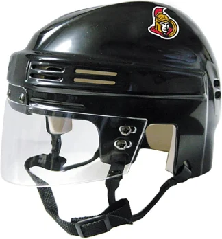 Ottawa Senators Black Mini Hockey Helmet