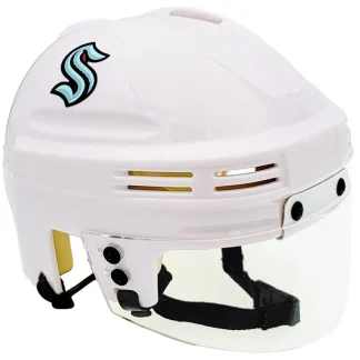 Seattle Kraken White Mini Hockey Helmet