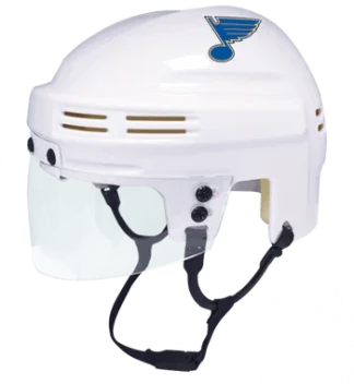 St Louis Blues White Mini Hockey Helmet