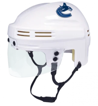 Vancouver Canucks White Mini Hockey Helmet