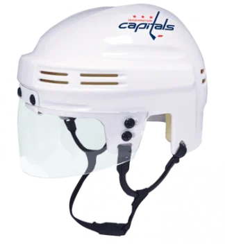 Washington Capitals White Mini Hockey Helmet