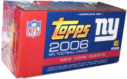 2006 NFL Topps Complete Set - NY Giants