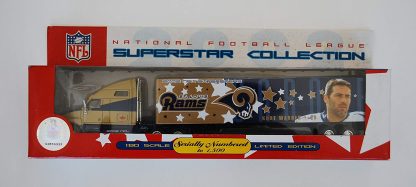 ST. LOUIS RAMS 2002 Kurt Warner 1:80 Scale Superstar Collection Diecast Truck