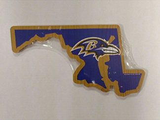 Baltimore Ravens NFL Licensed Wooden Indoor State Shape Sign