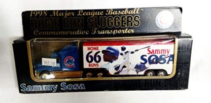 Chicago Cubs 1998 Limited Edition Sammy Sosa Commemorative Home Run Sluggers Die Cast Tractor Trailer Collectible