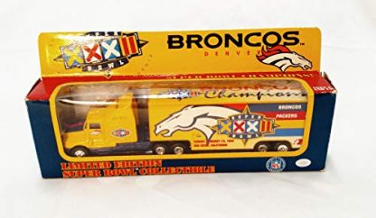 Denver Broncos 1997 Super Bowl XXXII Champions Limited Edition Die Cast Tractor Trailer