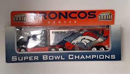 Denver Broncos Super Bowl XXXIII Champions 1998 Matchbox Diecast Tractor Trailer