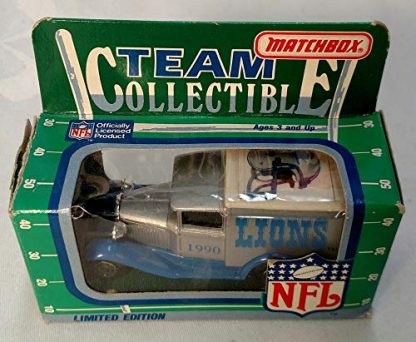 Detroit Lions 1990 Limited Edition Matchbox Die Cast Collectible
