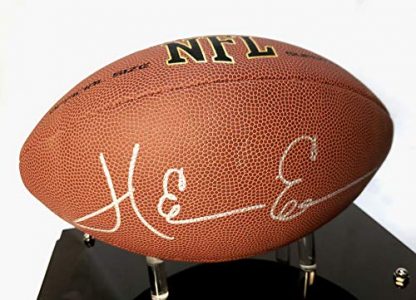 Eagles Herm Edwards Auto Signed Football w/COA JSA Certificate