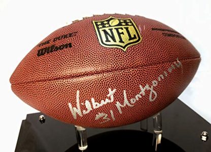 Eagles Wilbert Montgomery Auto Signed Football w/COA JSA Certificate