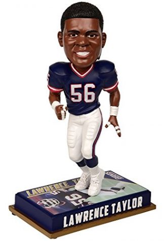Forever Collectibles NFL New York Giants Mens New York Giants Bobblehead - 8 - Retired Player - Lawrence Taylor #56 - Special Order, Team Colors One Size