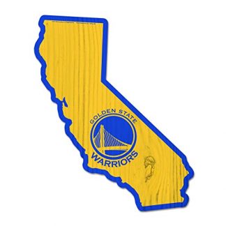 Golden State Warriors State Wood Sign