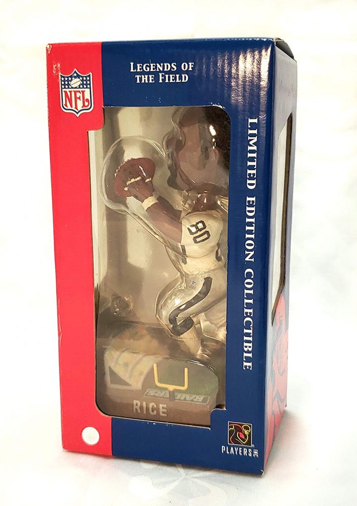 Jerry Rice Legends Of The Field Stadium Base Bobble Head - SWIT Sports