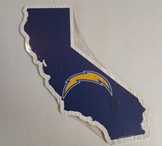 Los Angeles Chargers NFL Licensed Wooden Indoor State Shape Sign