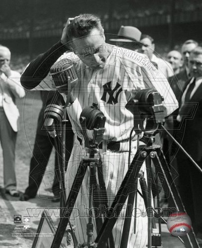 Babe Ruth & Lou Gehrig 8x10 Photo – New York Yankees – Glossy B&W Reproduction