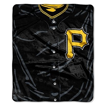 Pittsburgh Pirates Jersey Plush Raschel Throw Blanket 50x60
