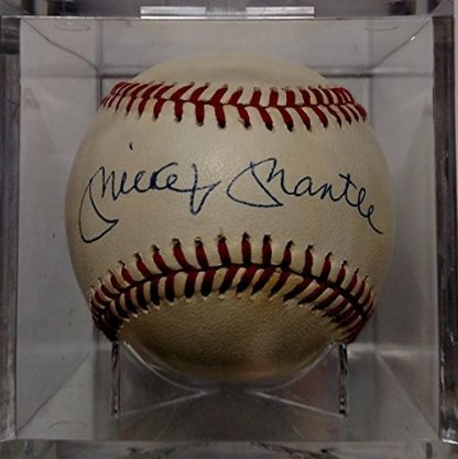Mickey Mantle Autographed Official American League Baseball