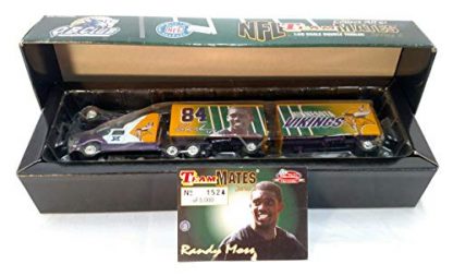 Minnesota Vikings Randy Moss 1999 Team Mates Quarter Back Club Limited Edition Die Cast Tractor Trailer