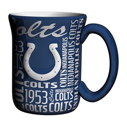 Logo Brands Indianapolis Colts 14 oz. Relief Mug