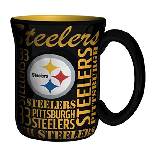 Team Sports America Pittsburgh Steelers, 17oz Boxed Travel Mug