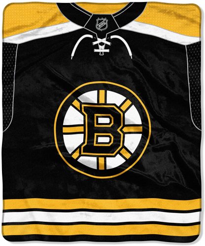 Boston Bruins Jersey Throw Blanket 50 x 60