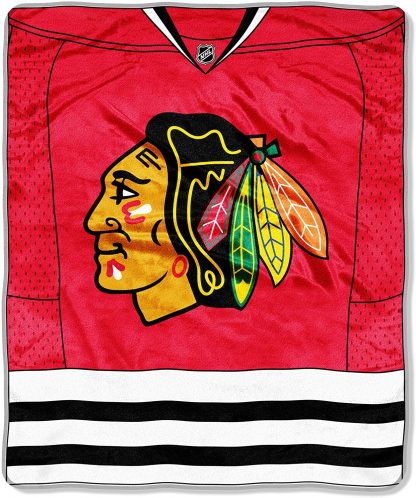 Chicago Blackhawks Jersey Throw Blanket 50 x 60