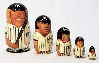NY Yankees Nesting Eggs Set of 5 All-Star Players
