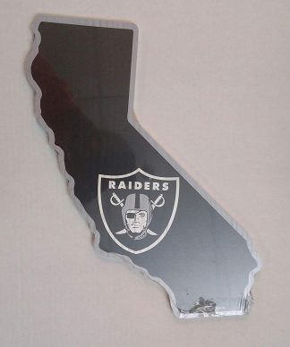 Oakland Raiders NFL Licensed Wooden Indoor State Shape Sign