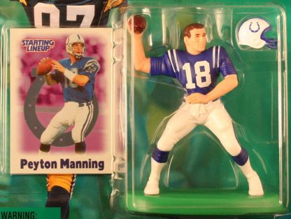 PEYTON MANNING / INDIANAPOLIS COLTS 2000-2001 NFL Starting Lineup Action Figure & Exclusive NFL Collector Trading Card - Image 3