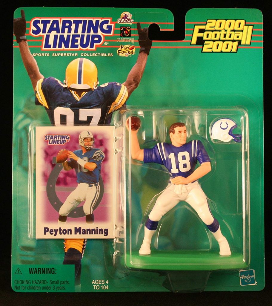 PEYTON MANNING / INDIANAPOLIS COLTS 20002001 NFL Starting Lineup Action Figure & Exclusive NFL