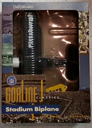 Pittsburgh Steelers Goaline Classics Stadium Biplane Coin Bank