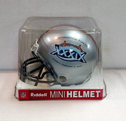 Riddell-Super-Bowl-XXXIX-Mini-Replica-Football-Helmet