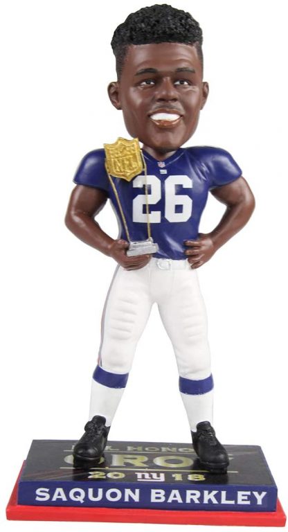 New York Giants Saquon Barkley 2018 OROY Bobblehead