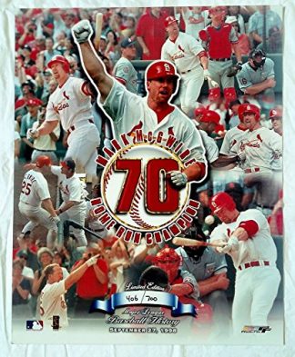 St. Louis Cardinals Mark McGwire 70th Home Run Champion Composite NUMBERED 406/700