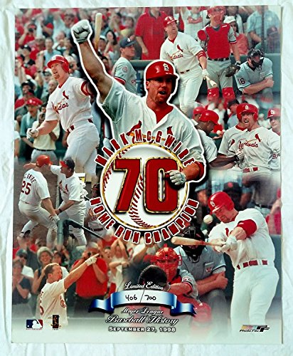 St. Louis Cardinals Mark McGwire 70th Home Run Champion Composite