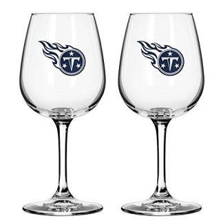 Tennessee Titans 12 oz. Wine Glass Set of 2