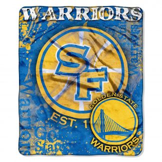 The Northwest Company NBA Golden State Warriors Dropdown Raschel Throw, 50 x 60-Inch