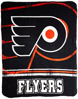 The Northwest Company NHL Philadelphia Flyers Fade Away Printed Fleece Throw, 50-inch by 60-inch