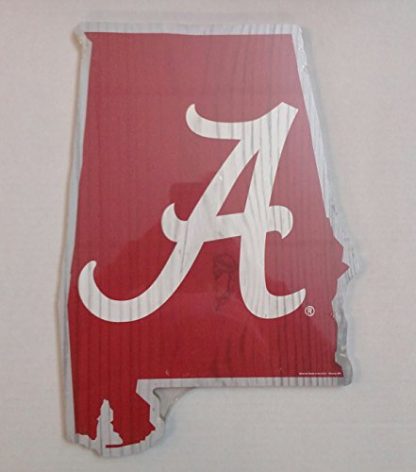 University of Alabama Crimson Tide NCAA Licensed Indoor State Shape Sign