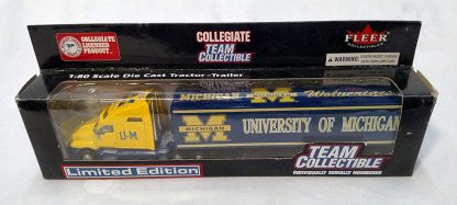 University of Michigan Wolverines 2002 Limited Edition Die Cast Tractor Trailer