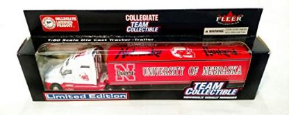 University of Nebraska Cornhuskers 2002 Limited Edition 1:80 Scale Die Cast Tractor Trailer