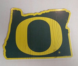 University of Oregon Ducks NCAA Licensed Indoor State Shape Sign