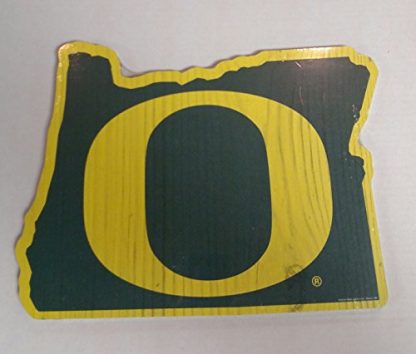 University of Oregon Ducks NCAA Licensed Indoor State Shape Sign