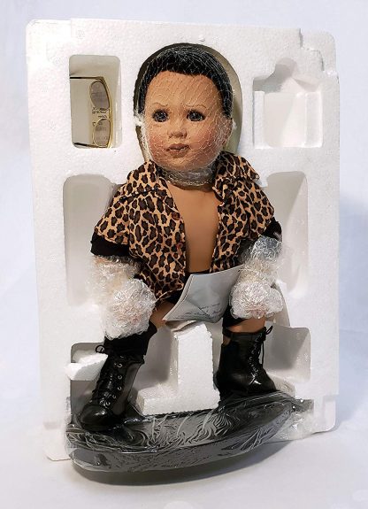 WWF Little Rock Porcelain Doll by Danbury Mint