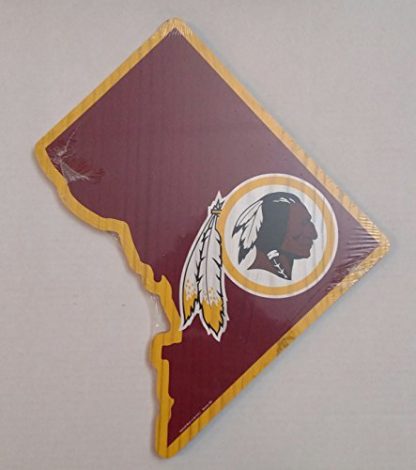 Washington Redskins NFL Licensed Indoor State Shape Sign