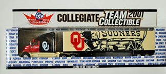 White Rose 2001 COLLEGIATE Team Collectible 1:80 Scale Diecast Tractor Trailer UNIVERSITY OF OKLAHOMA SOONERS